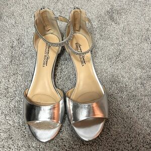 Silver shoes
